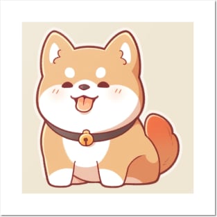 Baby Anime Shiba Inu Posters and Art